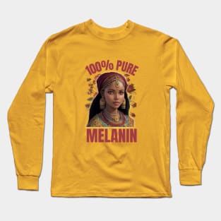 100% Pure Melanin Long Sleeve T-Shirt